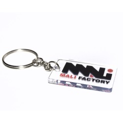 Rectangular plexiglass keychain 5 Cm