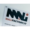 Single-sided PVC banner with eyelets