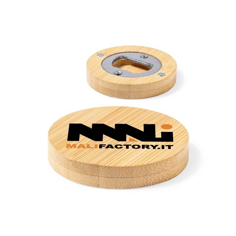 Magnetic Bamboo Bottle Opener